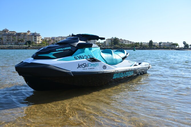1 Hour Jet Ski Experience in Isla Canela - Open Sea Return and the Refreshing Swim: When the Hour Gets Playful