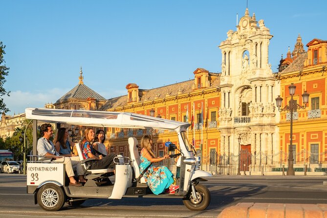 Expert Tour of Seville in Private Eco Tuk Tuk - Plaza de América to Torre del Oro: River-Edge Details You Might Miss