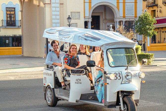 Expert Tour of Seville in Private Eco Tuk Tuk - The Maestranza Bullring: A Serious Building in an Unexpected Spot