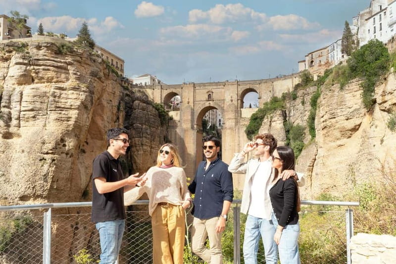 From Sevilla 3 Cities One Day:Córdoba, White Village & Ronda - Ronda and Puente Nuevo: gorge views that are hard to describe