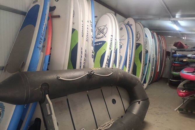 Gigant paddle surf in Seville - Games, a Possible Dip, and Team Chemistry on Water