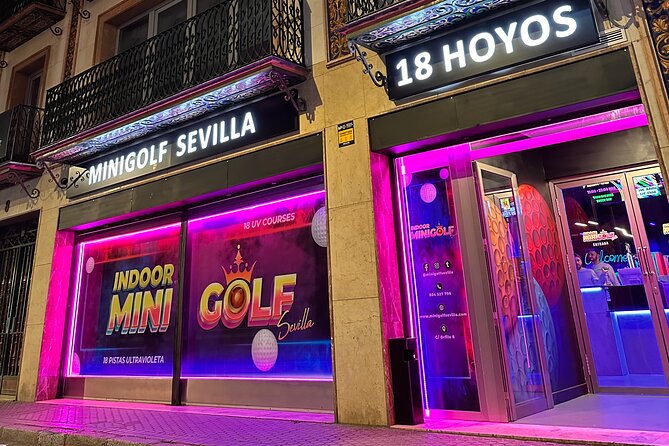 Indoor 18-Hole UV Glow Minigolf Adventure in the Heart of Seville - Stepping Into Seville’s UV Glow World