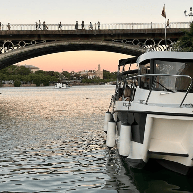 Private boat trip on the Guadalquivir - Music, Wine, and Weather Comfort (The Part That Makes It Feel Personal)