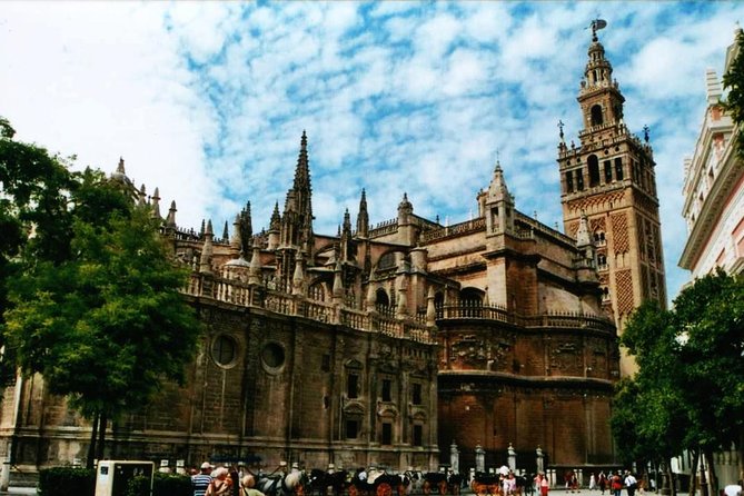 Private Horse Carriage Ride and Walking Tour of Seville - Seville Cathedral and Alcázar area: big views, tickets separate