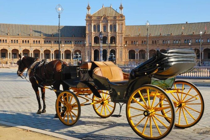 Private Sevilla Tour for families with children and teens... - Plaza de España views from Maria Luisa Park: fast, scenic, and easy on legs