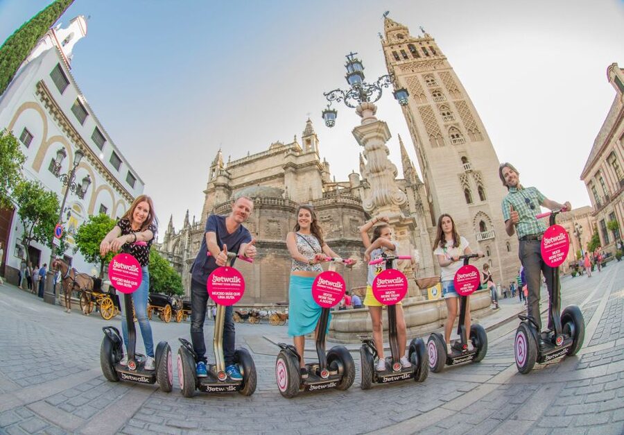 Seville: 1, 2 or 3 Hour Segway Tour - The 2-hour tour: Triana, Betis Street, Real Alcázar, Cathedral