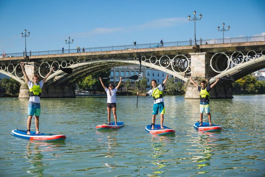 Seville: 1.5-Hour Daytime Standup Paddleboarding Tour - Where the tour starts: Calle Betis and a store setup that reduces stress