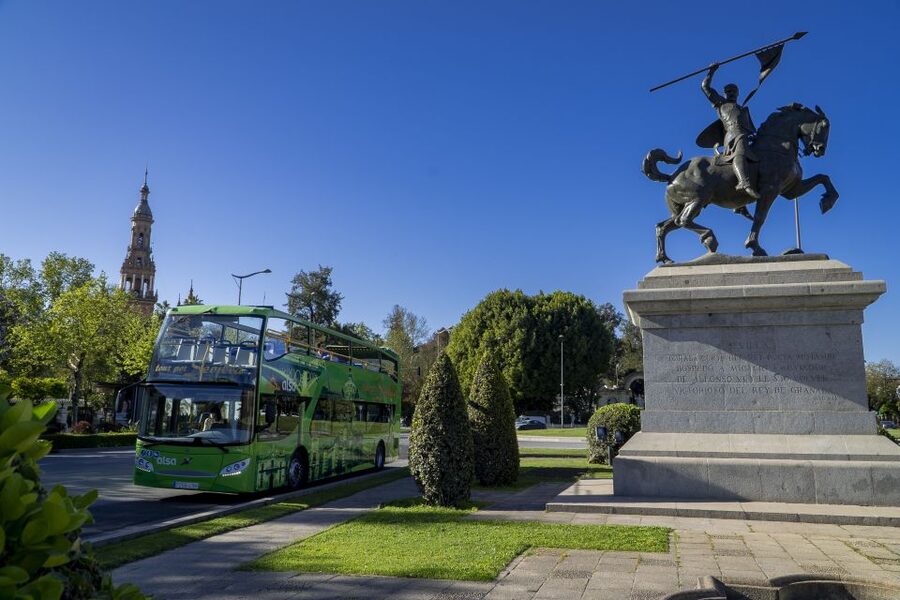 Seville: 2-Day Hop-on Hop-off Bus Ticket - Audio in 8 languages: helpful, but don’t treat it like GPS