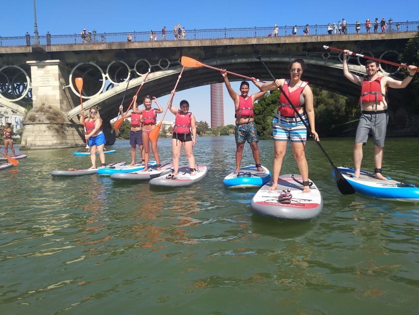 Seville: 2 Hour Paddle Surf Class - Triana Dock Break: Soda in Barrio de Triana (Plus a Quick Dip If You Want)