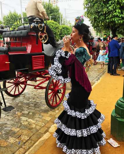 Seville: April Fair Guided Walking Tour with Tapas & Drinks - Meeting point: the part to take seriously
