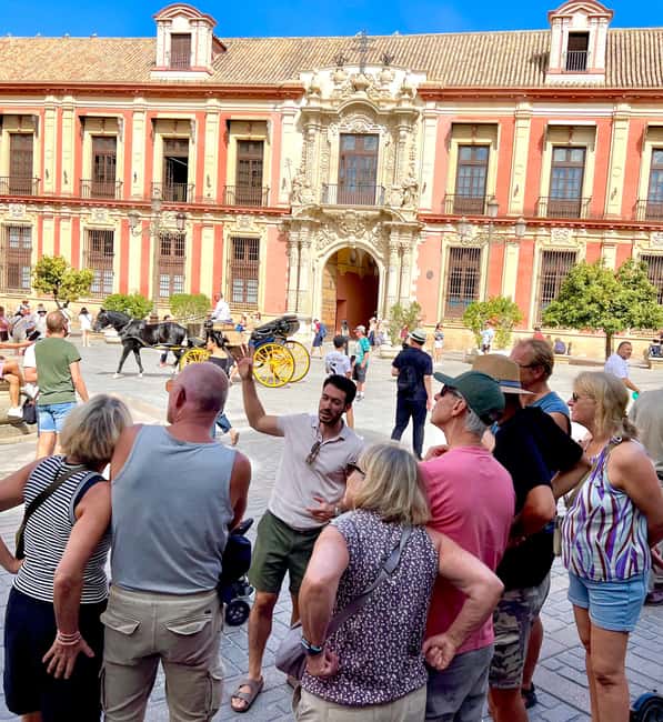 Seville: City Walking Tour & Plaza España - Meeting point and timing: start near Calle Almirantazgo (not far away)