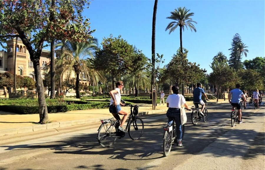 Seville: Electric Bike Tour in Small Group - Bikes, helmets, and what’s included in the $57