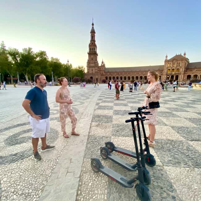 Seville: Electric Stand-Bike Tour - Santa Cruz: finishing in the neighborhood that feels like Seville