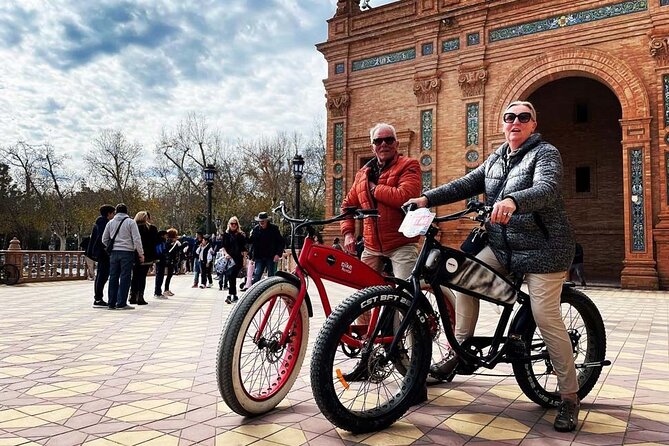 Seville ElectricBike Tour 2h | Explore Like a Local | Small Group - Cathedral-area views and the Tower of Gold moment