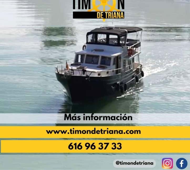 Seville: Flamenco life music Yacht Cruise, Tapas & Drinks - Quick hits before you sail