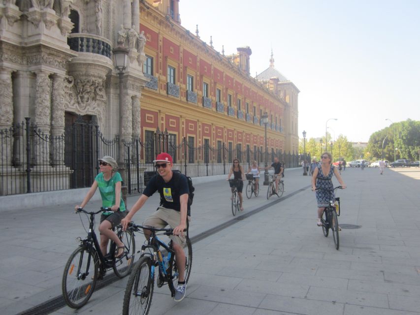 Seville: Highlights City Bike Tour - Alcázar of Seville viewpoints: a royal palace feeling in a small window