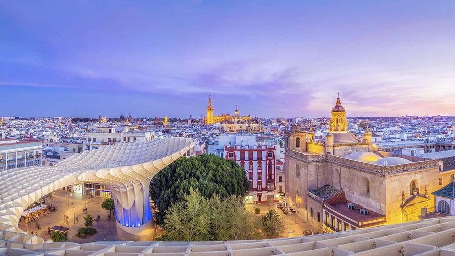 Seville in 1 Day Tour: Historic Center, Monuments, and Jewish Quarter - Entering Seville’s Historic Center from Plaza de San Francisco