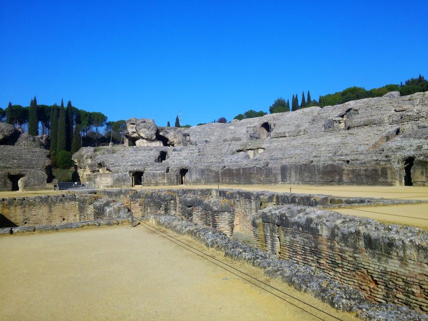 Seville: Italica Roman Ruins City Tour - Stop 1: The Amphitheatre of Italica (Where Gladiators and TV Scenery Collide)
