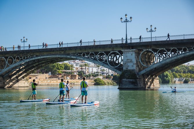 Seville: Paddle Surf Route and Class - The Class Part: Learning Balance and Paddle Control