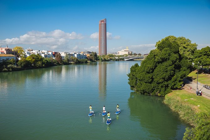 Seville: Paddle Surf Route and Class - Your Gear: Boards, Life Jackets, and Locker Time