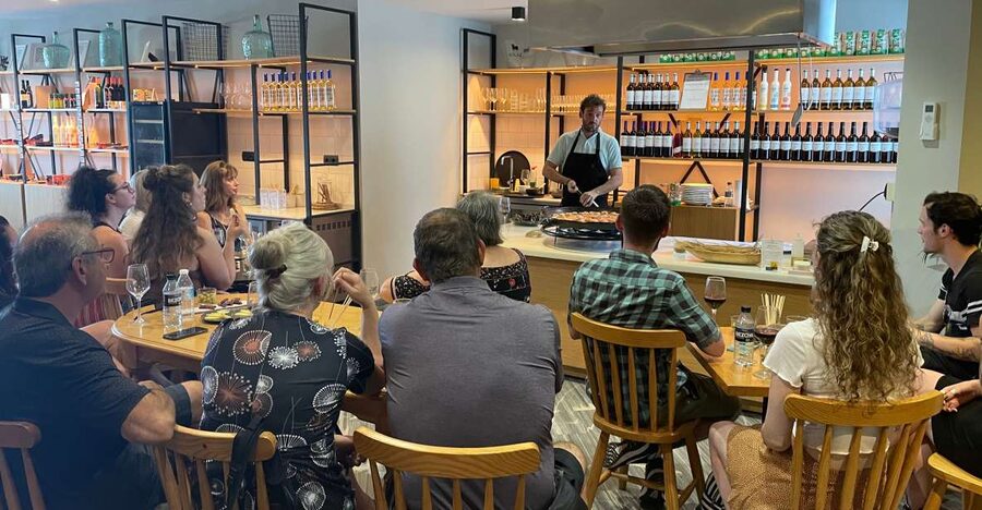 Seville: Paella-Cooking Experience with Sangria & Full Meal - A paella show where you still learn the method
