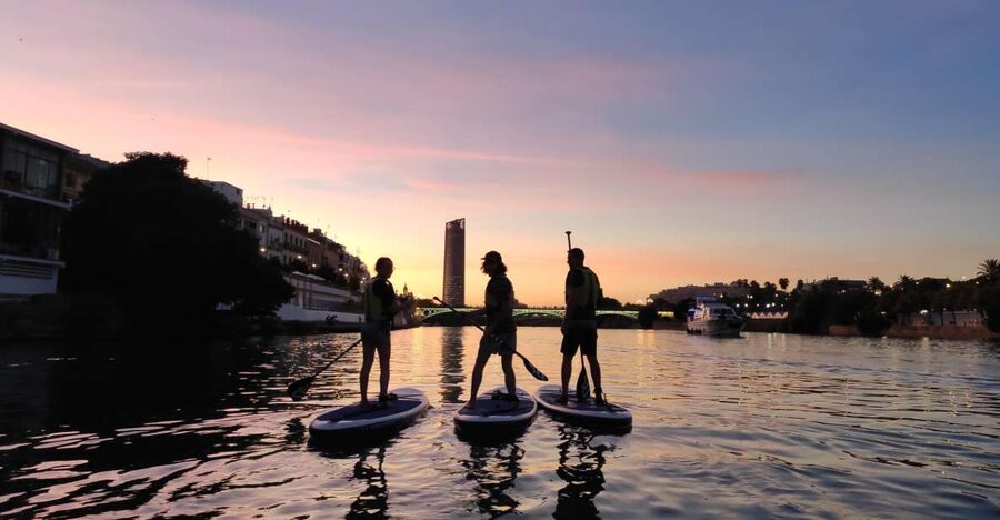 Seville: Sunset and Evening Paddle Boarding Tour - The Best Reason to Paddleboard at Night in Seville