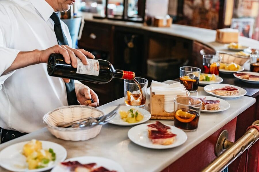 Seville: Tapas, Taverns and History Guided Walking Tour - Las Teresas: Potato, Iberian Pork, and Sweet Red Vermouth in the Jewish Quarter