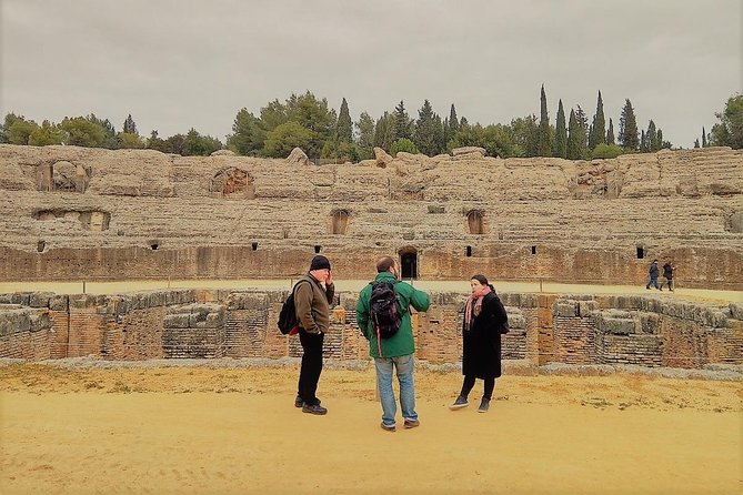 Visit to Italica Roman Ruins Tour tickets included - Guides, group dynamics, and audio reality checks